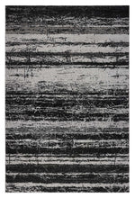 Load image into Gallery viewer, Broken Stripe Design Grey Rug