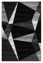 Load image into Gallery viewer, Modern Geometric Design Grey Rug