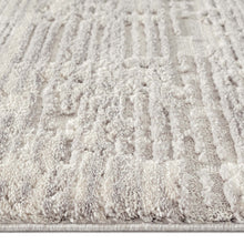 Load image into Gallery viewer, Striped Design Grey Rug