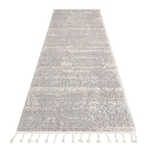 Load image into Gallery viewer, Striped Design Grey Hallway Runner
