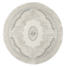 Load image into Gallery viewer, Traditional Victorian Pattern Grey Round
