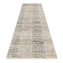 Load image into Gallery viewer, Striped Design Soft Grey Runner