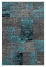 Load image into Gallery viewer, Mosaic Design Blue Rug