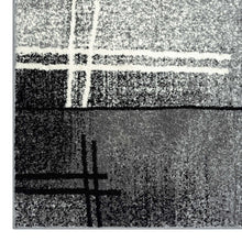 Load image into Gallery viewer, Geometric Mosaic Design Grey Rug