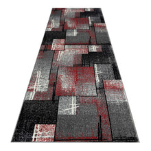Load image into Gallery viewer, Geometric Mosaic Pattern Red Runner