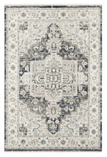 Load image into Gallery viewer, Victorian Classic Blue Rug