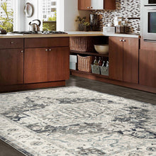 Load image into Gallery viewer, Victorian Classic Blue Rug