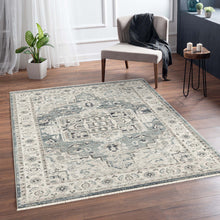 Load image into Gallery viewer, Victorian Classic Light Blue Rug