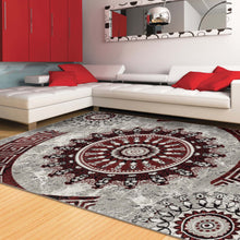 Load image into Gallery viewer, Versace Design Red Rug