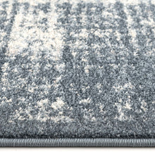 Load image into Gallery viewer, Modern Trellis Blue Rug