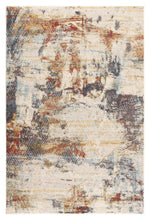 Load image into Gallery viewer, Modern Colourful Splatter Abstract Cream Rug