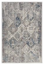 Load image into Gallery viewer, Moroccan Diamond Grey Rug