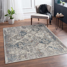 Load image into Gallery viewer, Moroccan Diamond Grey Rug