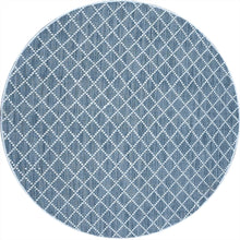 Load image into Gallery viewer, Diamond Pattern Hand-Woven Wool Teal Rug