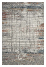 Load image into Gallery viewer, Modern Transitional Trellis Grey Rug