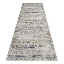 Load image into Gallery viewer, Modern Transitional Trellis Light Grey Runner