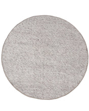Load image into Gallery viewer, Marble Looped Hand-Woven Light Grey Rug