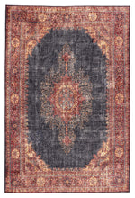 Load image into Gallery viewer, Persian Contemporary Transitional Navy Rug
