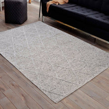 Load image into Gallery viewer, Natural Braided Hand-Woven Wool Beige Rug