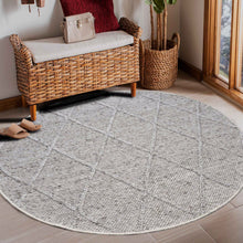 Load image into Gallery viewer, Natural Braided Hand-Woven Wool Beige Rug