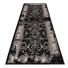 Load image into Gallery viewer, Contemporary Wonders Boarder Black Runner