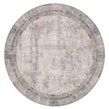Load image into Gallery viewer, Antique Design Plushy Grey Round