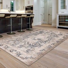 Load image into Gallery viewer, Plushy Transitional Grey Rug