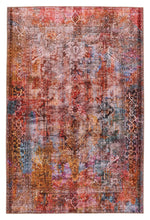Load image into Gallery viewer, Modern Classic Boarder Multi Colour Rug