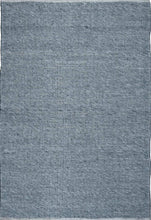Load image into Gallery viewer, Braided and Looped Hand-Woven Wool Anthra Grey Rug