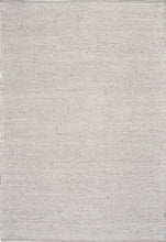 Load image into Gallery viewer, Braided and Looped Hand-Woven Wool Beige Rug