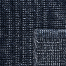 Load image into Gallery viewer, Braided and Looped Hand-Woven Wool Black Rug