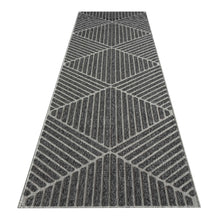 Load image into Gallery viewer, Outdoor/Indoor Braided Grey Runner