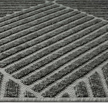 Load image into Gallery viewer, Outdoor/Indoor Braided Grey Runner