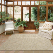 Load image into Gallery viewer, Outdoor/Indoor Villa Cream Rug