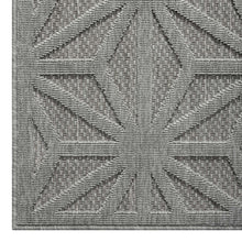 Load image into Gallery viewer, Outdoor/Indoor Star Grey Rug