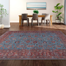 Load image into Gallery viewer, Persian Farmhouse Blue Rug