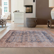 Load image into Gallery viewer, Persian Farmhouse Navy Rug