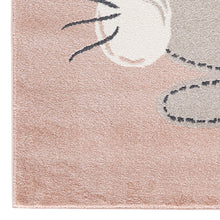 Load image into Gallery viewer, Kids Zoo Animals Pink Rug