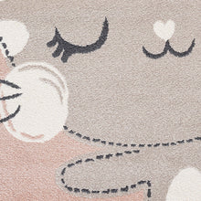 Load image into Gallery viewer, Kids Zoo Animals Pink Rug