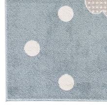 Load image into Gallery viewer, Kids Zoo Animals Blue Rug