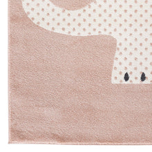 Load image into Gallery viewer, Kids Zoo Animals Pink Rug