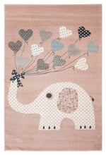 Load image into Gallery viewer, Kids Zoo Animals Pink Rug