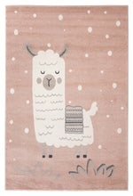 Load image into Gallery viewer, Kids Zoo Funny Animals Pink Rug