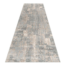 Load image into Gallery viewer, Modern Easy Shaggy Light Grey Runner