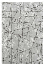 Load image into Gallery viewer, Modern Diamond Design Grey Rug