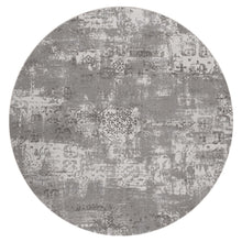 Load image into Gallery viewer, Modern Simple Shaggy Grey Round