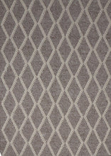 Load image into Gallery viewer, Lattice Hand-Woven Wool Beige Rug