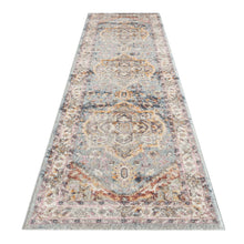 Load image into Gallery viewer, Vintage Transitional Wonders Light Blue Runner