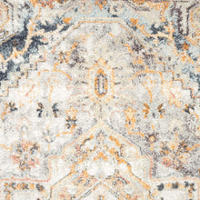 Load image into Gallery viewer, Vintage Transitional Wonders Blue Orange Rug
