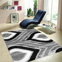 Load image into Gallery viewer, Shaggy Soft Grey Rug